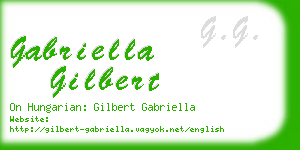 gabriella gilbert business card